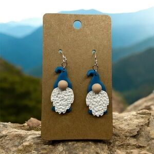 💙Gnomie Earrings - Teal Blue
